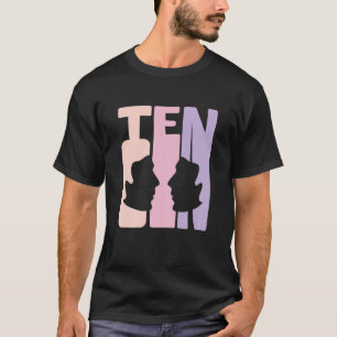 10e verjaardag tweelingen Gemini Zodiac Girl 10 ja T-shirt