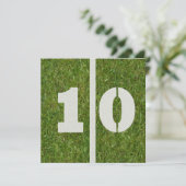 10e verjaardag uitnodiging (Staand voorkant)