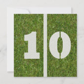 10e verjaardag uitnodiging (Voorkant)