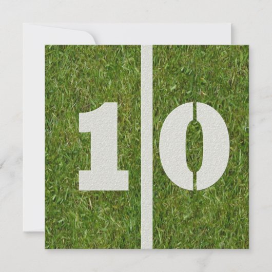 10e verjaardag uitnodiging (Voorkant)