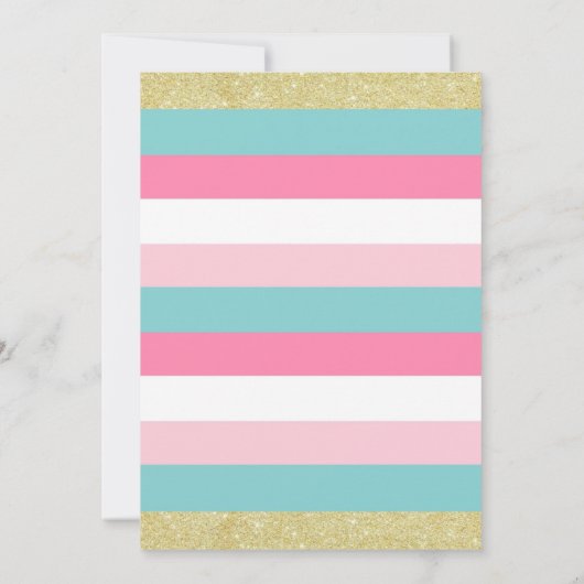 10e verjaardag uitnodiging Dubbele cijfers verjaar (Achterkant)