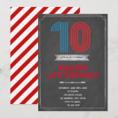 10e verjaardag van Chalk Kaart (Voorkant / Achterkant)