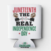 10e verjaardag van de echte onafhankelijkheid blikjeskoeler (Achterkant)