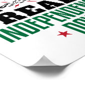 10e verjaardag van de echte onafhankelijkheid poster (Hoek)