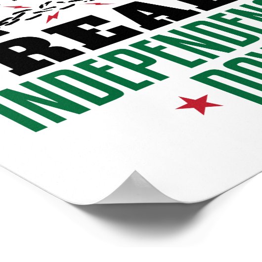 10e verjaardag van de echte onafhankelijkheid poster (Hoek)