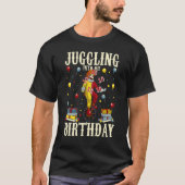 10e verjaardag van de geboorte Circus Juggling in  T-shirt (Voorkant)