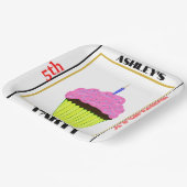 10e verjaardag van de Partij van de perskoeken PHO Papieren Bordje (Gebogen)