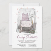 10e verjaardag van de partij voor het glampen onde kaart (Voorkant)