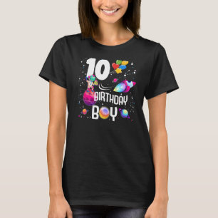 10e verjaardag van de Sint Astronaut Space 10 jaar T-shirt