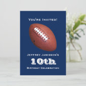 10e verjaardag van de uitnodiging van de Birthday (Staand voorkant)