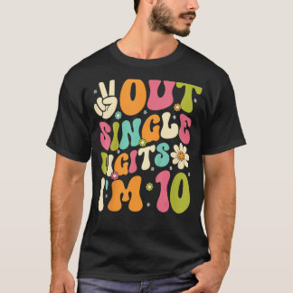 10e verjaardag van de vrede uit Single Digits Retr T-shirt