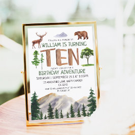 10e verjaardag van Explorer Adventure Boys Kaart