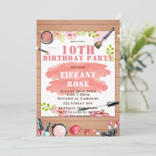 10e verjaardag van Makeup (Staand voorkant)
