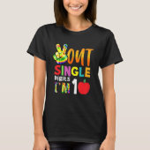 10e verjaardag van Peace Out Single Digits I m Ten T-shirt (Voorkant)