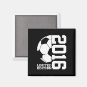 10e Verjaardag Voetbal Limited Edition 2016 _1 Magneet (Voorkant / Achterkant)