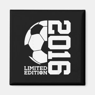 10e Verjaardag Voetbal Limited Edition 2016 _1 Magneet