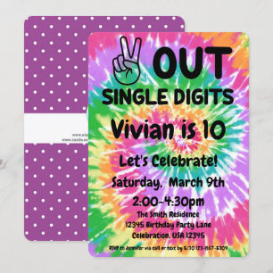 10e verjaardag Vrede uit cijfers Kaart