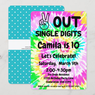 10e verjaardag Vrede uit cijfers Kaart