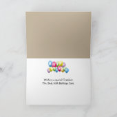 10e verjaardag warme cacao en donut kaart (Binnen)