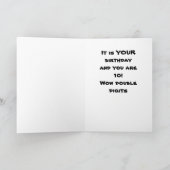 **10e VERJAARDAG** WOW "DUBBELE CIJFERS" ZEGT OTTE Kaart (Binnen)