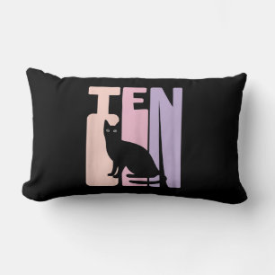 10e verjaardagscadeau   Schattigee kattenventilato Kussen