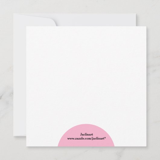 10e verjaardagsfeestje Modern Roze Zwart Bubble V0 Kaart (Achterkant)