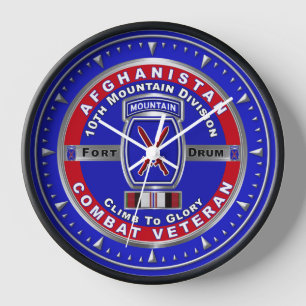 10e Veteraan van de Mountain Division in Afghanist