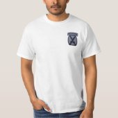 10e veteranen van de bergdivisie vets irak t shirt (Voorkant)