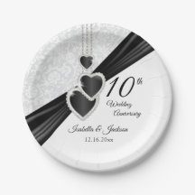 10e witte schade met zwarte accessoires