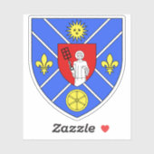 10e (X) arrondissement van Parijs - Entrepôt Sticker (Vel)