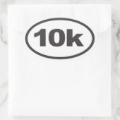 10K draaiend ovaal decaal Ovale Sticker (Tas)