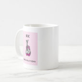 10K gefeliciteerd met Vrouw Runner. Koffiemok (Voorkant links)