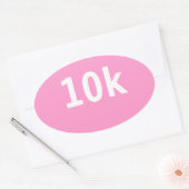 10k Race of Walk Ovale Sticker (Envelop)