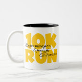 10K Run Yellow Tweekleurige Koffiemok (Links)