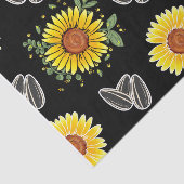 10lb Tissue Bloempapier, zwart en geel Tissuepapier (Detail)