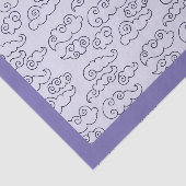 10lb-Weefseldocument, LAVENDEL W/JAPANSE WOLKEN Tissuepapier (Detail)