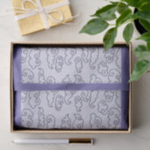 10lb-Weefseldocument, LAVENDEL W/JAPANSE WOLKEN Tissuepapier (Geschenk)