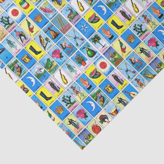 10lb Weefseldocument, LoteriaFest Tissuepapier (Detail)