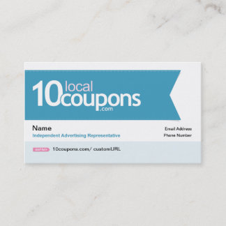 10LocalCoupons.com-Visitekaartje Visitekaartje