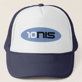 10NIS Blauw Tennis Merk Trucker Pet (Voorkant)