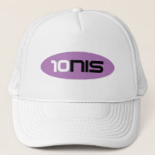 10NIS Roze Tennis Sport Merk Trucker Hat Trucker Pet (Voorkant)