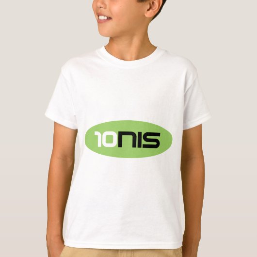 10NIS Tennismerk T-shirt (Voorkant)