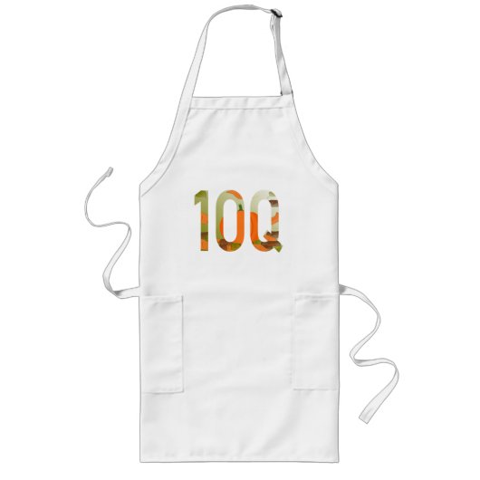10Q = Hartelijk Dank Honderdvoudig Lang Schort (Voorkant)