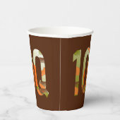 10Q = Hartelijk dank honderdvoudig Papieren Bekers (Rechts)