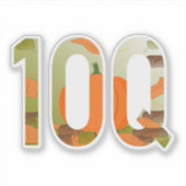 10Q = Hartelijk Dank Honderdvoudig Sticker (Voorkant)