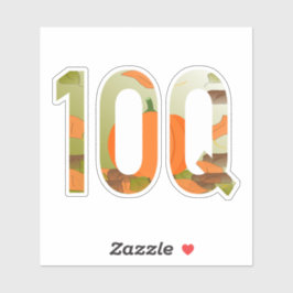 10Q = Thank You a Hundredfold Sticker