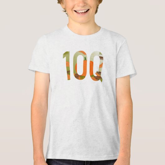 10Q = Thank You a Hundredfold Tri-Blend Shirt (Voorkant)