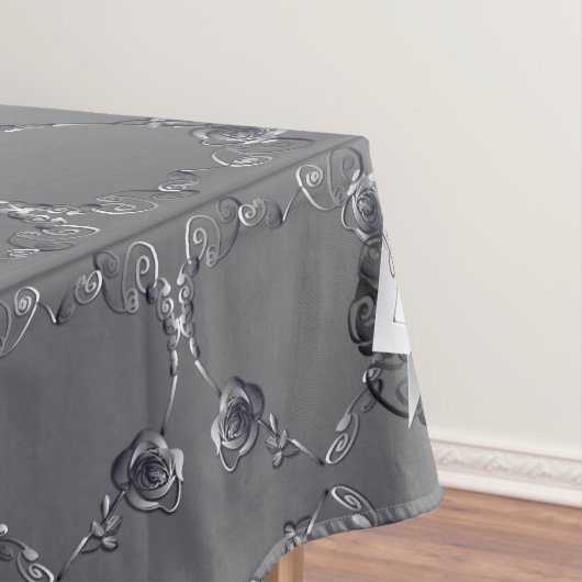 10th,11,20,25,70 Heart Roos Wedding Jubileum    Tafelkleed (Voorbeeld)