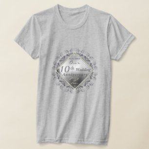 10th,11,20,25th,70th Wedding Jubileum T-Shirt