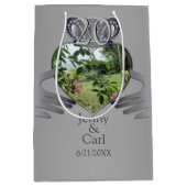 10th,11th,20th,25,Foto Jubileum Claddaugh Med Medium Cadeauzakje (Voorkant)